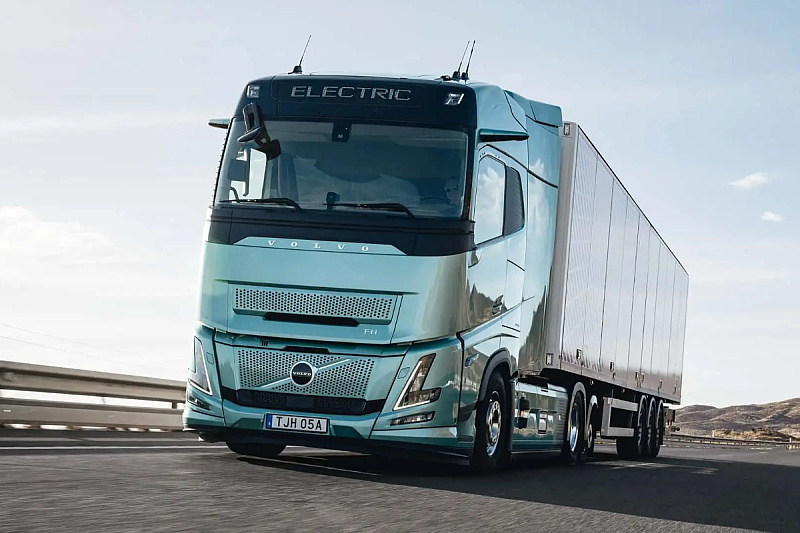 The Volvo FH Aero Electric truck now has a range of up to 700 kilometers.