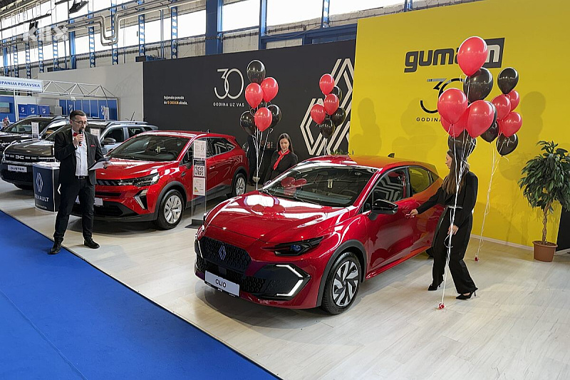 The attractive sixth-generation Renault Clio presented at the Mostar Fair