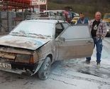 Požar "progutao" automobil u Srebreniku
