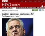 Mediji u svijetu: Nikolićevo izvinjenje i ujedno negiranje genocida
