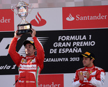 Trijumf Ferrarija, Alonso prvi, Massa treći