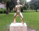 Statua Brucea Leeja ponovo postavljena u parku Zrinjevac