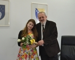 Šarić primio mladu bh. pijanisticu Naomi Druškić