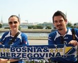 Navijači BiH od ranih jutarnjih sati na ulicama Rige