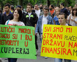Protestima studenata se pridružili brojni građani i poznati Banjalučani