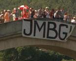 Masovni protesti na Španskom trgu, JMBG na Starom mostu