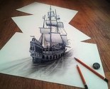 Neobični 3D crteži Ramona Bruina kao da izlaze iz papira