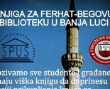 Sarajevski studenti prikupljaju knjige za Ferhat-begovu biblioteku u Banjoj Luci