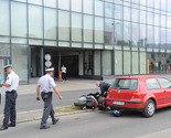 Tuzla: U sudaru motocikla i Golfa 5 povrijeđena jedna osoba