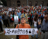 Demonstranti postavili šatore ispred bugarskog Sabora
