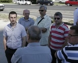 Članovi SDA protestovali ispred Parlamenta zbog izmjena Zakona o prebivalištu i Zakona o JMB
