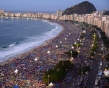Tri miliona katolika preplavilo plažu Copacabana