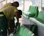 Pogledajte kako izgleda Trening centar NSBiH, postavljene su i stolice na tribini
