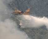 Konačno stigla pomoć: Hrvatski kanaderi gase požare u Hercegovini