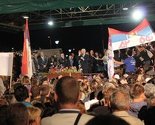 Četnička ikonografija i nacionalističke poruke na dočeku Krajišnika na Palama