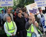 Radnici ZOI'84 jutros opet ispred zgrade Vlade KS