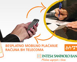 Intesa Sanpaolo Banka: Besplatno preko SMS-a platite račun BH Telecoma