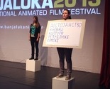 Festival animiranog filma: Djevojke u znak protesta stajale na kutijama