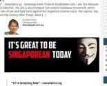 Anonymousi hakirali stranicu singapurskog premijera
