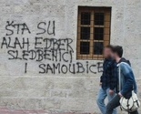 Sramotno: Grafiti mržnje ispisani na obnovljenom turbetu u Beogradu
