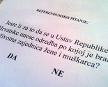 Hrvatska: Birači iz BiH pozvani da glasaju na referendumu o braku