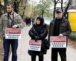 Samo 20-ak građana na protestu podrške roditeljima i djeci iz Konjević Polja