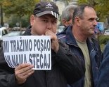 Radnici Hidrogradnje i danas ispred zgrade Vlade FBiH