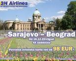 Od 16. decembra nova linija iz Sarajeva za Beograd