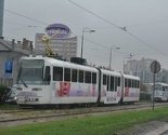 Tramvaj oslikan u bojama Zmajeva danas na šinama
