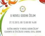 Anketna akcija "U novoj godini želim" na ulicama 35 gradova