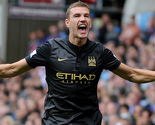 Edin Džeko postigao pogodak protiv Newcastlea, igru napustio u 52. minuti