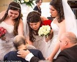Dirljive fotografije: Tri sestre se udale isti dan zbog majke koja je umirala od raka