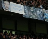 Navijači Cityja istakli transparent "David Moyes - nogometni genije"