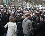 Uhapšena demonstrantkinja koja je nosila molotovljev koktel