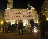 Oko 300 Zagrepčana podržalo proteste u BiH: Rajo, uz vas smo!