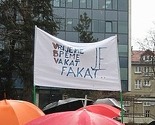 Znatno manji broj građana na protestima u Sarajevu