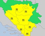 BiH od danas na stranici Meteoalarma