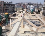 Počelo postavljanje nove krovne konstrukcije na zgradi Općine Centar
