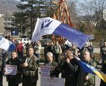 Radnici ArcelorMittala Zenica protestvovali pred zgradom kompanije