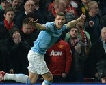 Edin Džeko postigao dva gola Manchester Unitedu, City slavio 3:0 na Old Traffordu
