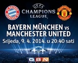 Susret Bayern M. - Manchester United večeras na OBN-u