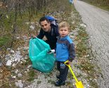 Članovi Planinarskog društva "Vučji zub" čistili put za planinu Orjen