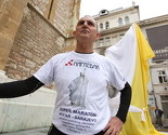 Maratonac Aco Golo iz Mostara stigao u Sarajevo u čast papi Ivanu Pavlu II