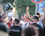 Demonstranti se razišli, protesti završeni