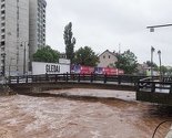Zbog pada vodostaja Miljacke most Drvenija otvoren za pješake
