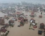 Trećina Doboja još pod vodom, ogromne štete u gradu