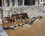 Počela sanacija oštećenog zida kod mosta Ćumurija