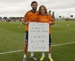 Modrić i Arbeloa poslali poruku podrške s treninga Reala
