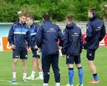 Zmajevi trenirali po kiši u Hrasnici, dobili ovacije najupornijih navijača