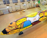 Grafitima oslikali avion u kojem će Brazilci letjeti za vrijeme SP-a